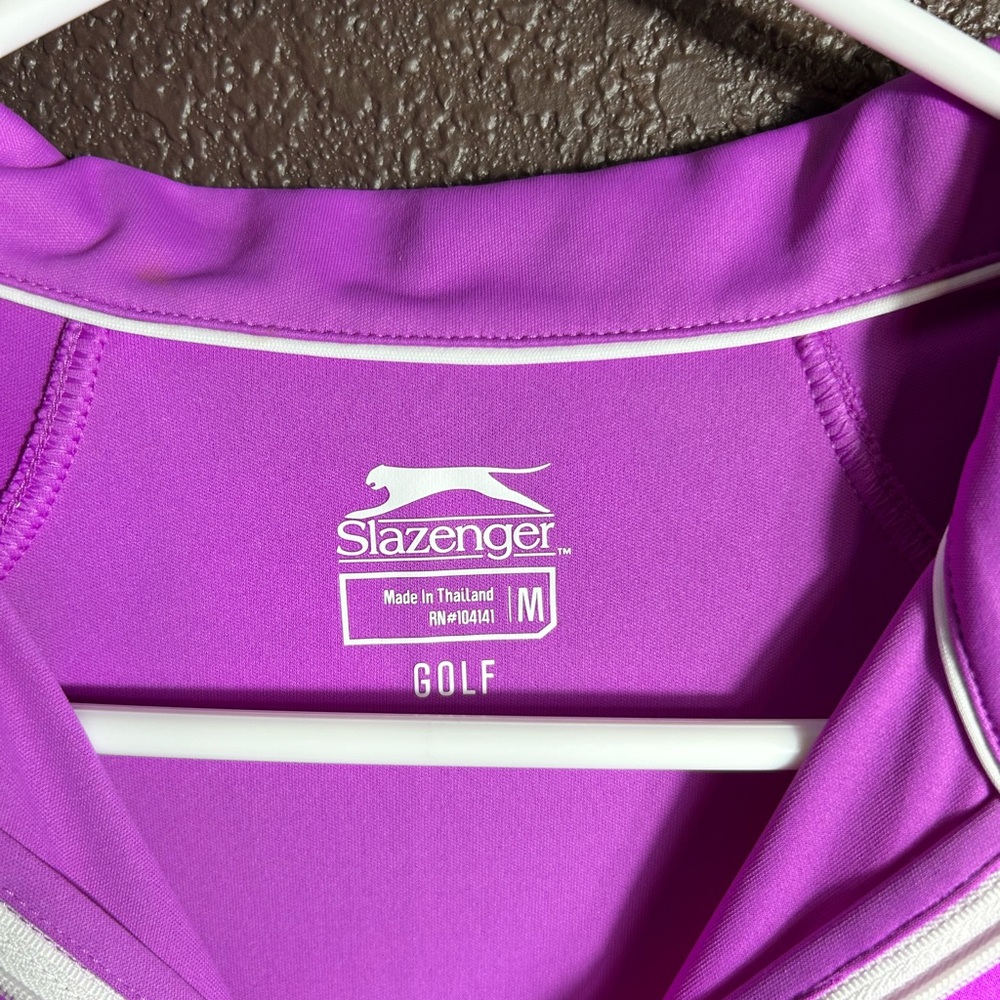 Slazenger Violet Golf Shirt - Picture 2 of 2